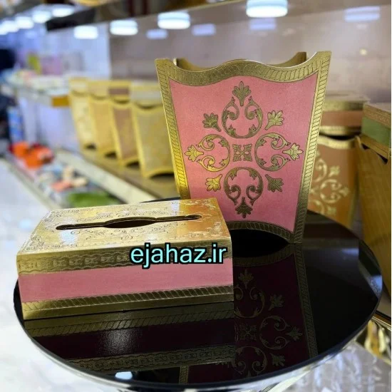 سطل و جادستمال کاغذی چوبی اریک سطل و جادستمال کاغذی چوبی اریک