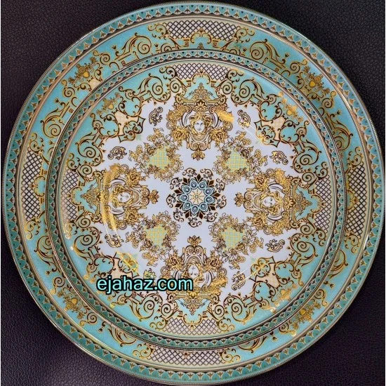 سرویس چینی لورین 12 نفره طرح پر لاکچری طلا 99 پارچه صارداتی