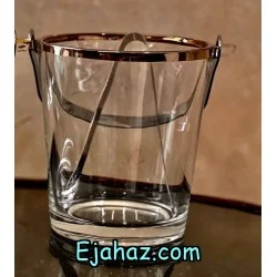 یخدان بیوتی دسته استیل لب نقره
