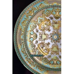سرویس چینی لورین 6 نفره طرح پر لاکچری طلا 29 پارچه صارداتی