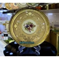 سینی پذیرایی لاکچری طرح ایتالیایی سوگنو