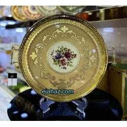 سینی پذیرایی لاکچری طرح ایتالیایی سوگنو