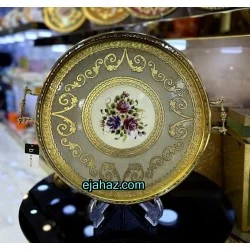 سینی پذیرایی لاکچری طرح ایتالیایی فیوره