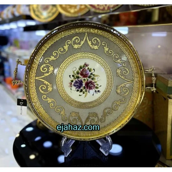 سینی پذیرایی لاکچری طرح ایتالیایی فیوره سینی پذیرایی لاکچری طرح ایتالیایی فیوره