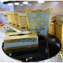 سطل و جادستمال کاغذی چوبی کانوا