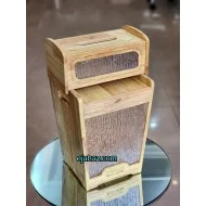 سطل و دستمال چوب شیشه