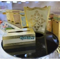 سطل و جادستمال کاغذی چوبی لاما
