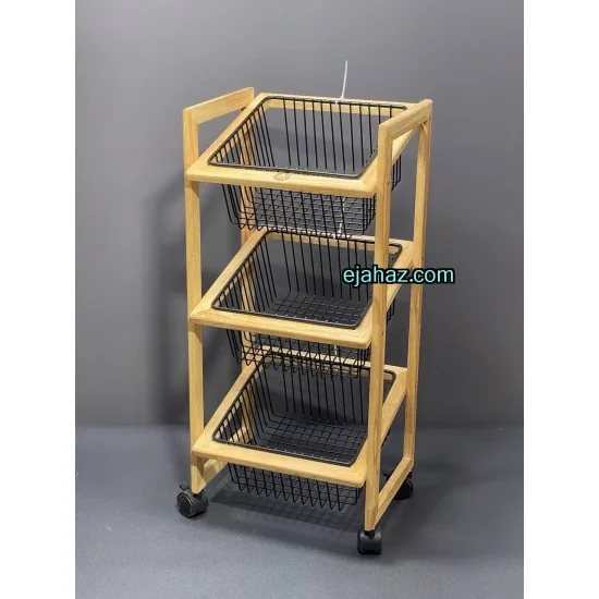 سبد سیب زمینی پیاز سه طبقه طرح ایکیا سبد سیب زمینی پیاز سه طبقه طرح ایکیا