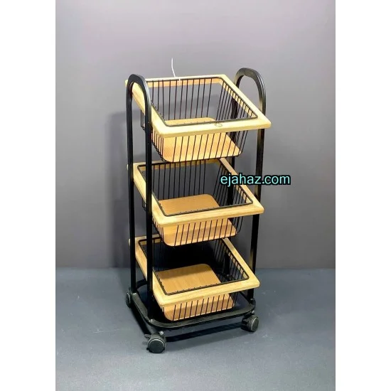 سبد سیب زمینی پیاز سه طبقه طرح مربع نایس