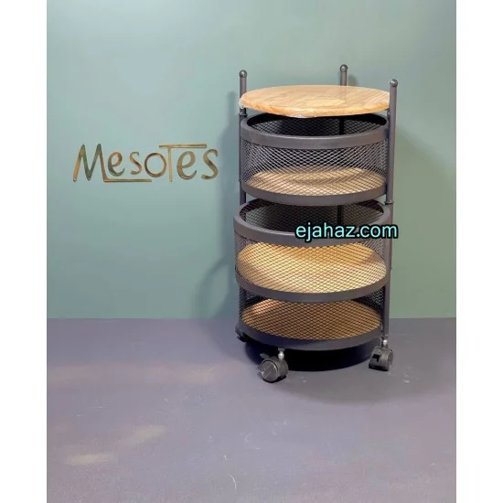 سبد سیب زمینی پیاز سه طبقه طرح چرخان