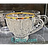 فنجان پی کی لب طلا