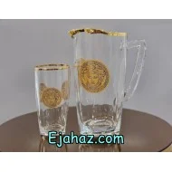 پارچ و لیوان ونا ورساچه لب طلا