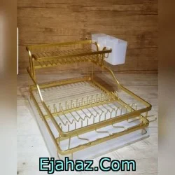 آبچکان دو طبقه آلمینیوم طلایی