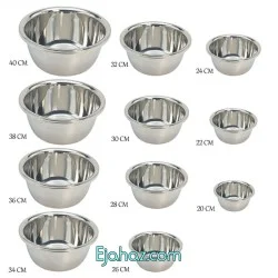 لگن استیل نگیر یونیک ستاره دار 11 پارچه
