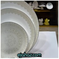 سرویس آرکوپال مقصود 26 پارچه گرد سوژا کرم