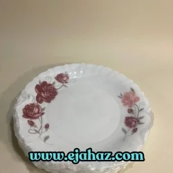 بشقاب پلوخوری پارس اپال فله کد 122 بسته 6 عددی