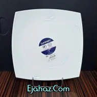 پلوخوری کوادراتو سفید لومینارک 6 عددی