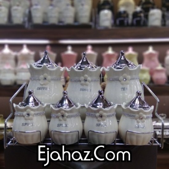 پاسماوری 7 پارچه تاجی نقره ای پاسماوری 7 پارچه تاجی نقره ای