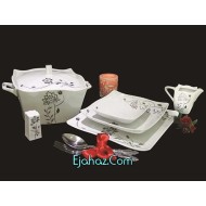  سرویس غذاخوری 6 نفره 30 پارچه چینی پردیس کاشان قالب لرد  رادمان-902 کد طرح 902