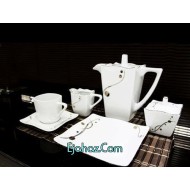  سرویس غذاخوری 12 نفره 101 پارچه چینی پردیس کاشان قالب لرد نوین-900 کد طرح 900