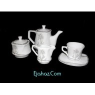  سرویس غذاخوری 6 نفره 30 پارچه چینی پردیس کاشان قالب کایزر  آرشن-516 کد طرح 516