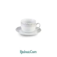 برایدال سفید سری ایتالیا اف سرویس چینی 12 پارچه چای خوری برایدال سفید 6 نفره درجه: یک