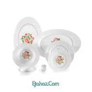 سرویس چینی زرین رزمونت 6 نفره 28 پارچه گرد درجه 1