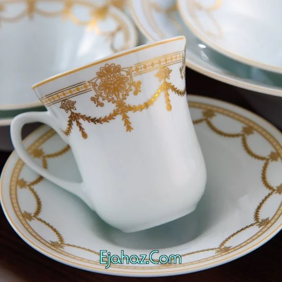 رکسان سری شهرزاد سرویس چینی 18 پارچه چای خوری رکسان 6 نفره درجه: یک