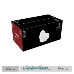 سرویس چینی زرین 28 پارچه غذاخوری میدنایت 6 نفره درجه 3