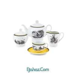 ویلیج سری ایتالیا اف سرویس چینی 17 پارچه چای خوری ویلیج 6 نفره درجه: یک