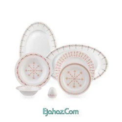 سرویس چینی زرین کاونتری 6 نفره 28 پارچه ایتالیااف درجه 3