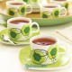 گرین تی سری هما سرویس چینی 12 پارچه چای خوری گرین تی 6 نفره درجه: عالی