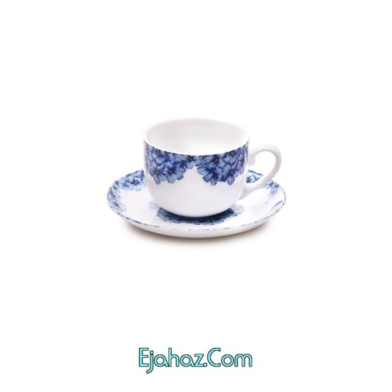 گلشید آبی سری ایتالیا اف سرویس چینی 12 پارچه چای خوری گلشید آبی 6 نفره درجه: یک